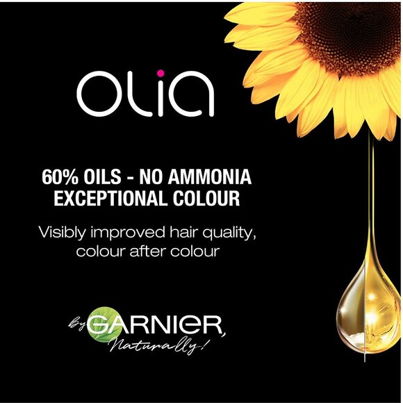 Garnier Olia Permanent Oil Powered Hair Color, 6.3 Light Golden Brown - Picture 8 of 8